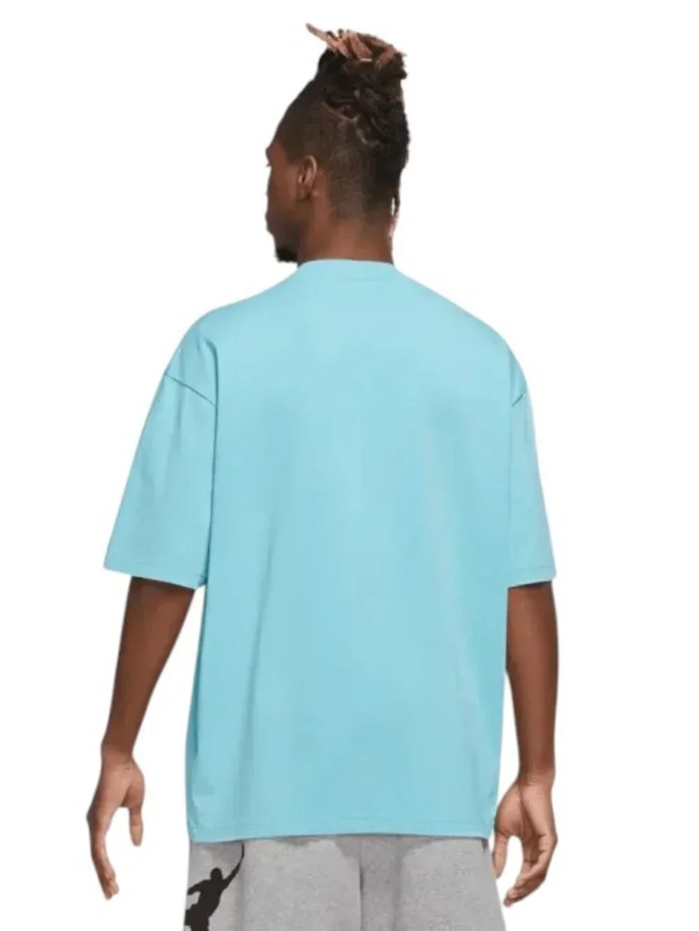 Jordan Flight Oversized Fit T-Shirt Men's Size 3XL Bleached Aqua Statement NWT